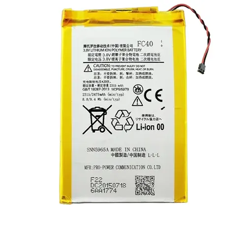 Replacement for MOTOROLA G3 3RD GEN FC40 BATTERY SCS - Quality Phone Parts in Sri Lanka